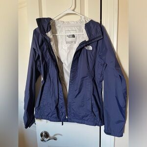 Northface Women’s Navy Blue Venture Waterproof Rain Jacket size XS